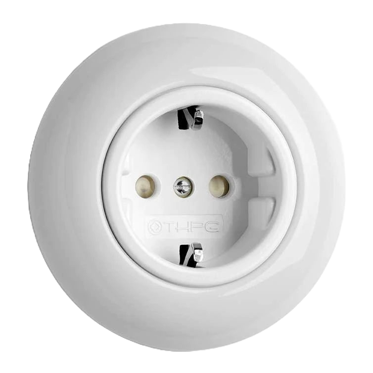 Outlet - Single - White Porcelain