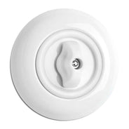 Round Porcelain Light Switch- Rotary Intermediate Light Switch thumbnail image