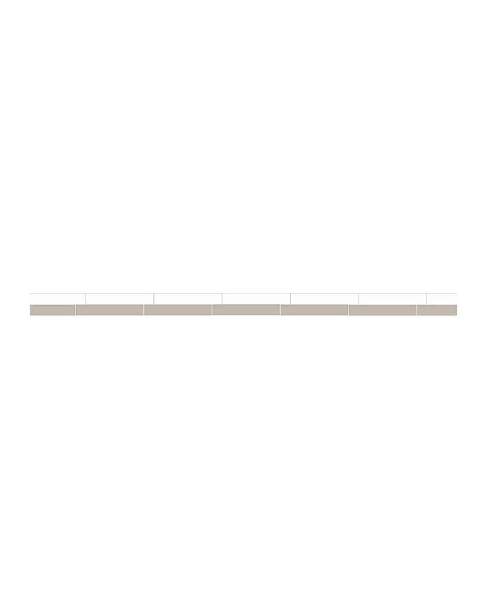 Tile Border - 50 mm (1.97 in.) - Pearl Grey / Super White image