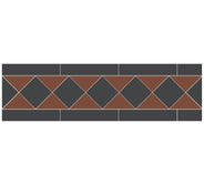 Klinkerfris - Klassisk Röd/Svart - Winckelmans Granitklinker thumbnail image
