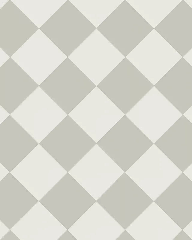 Floor Tiles - 15 x 15 cm (5.91 x 5.91 In.) - Pearl Grey PER/Super White BAS