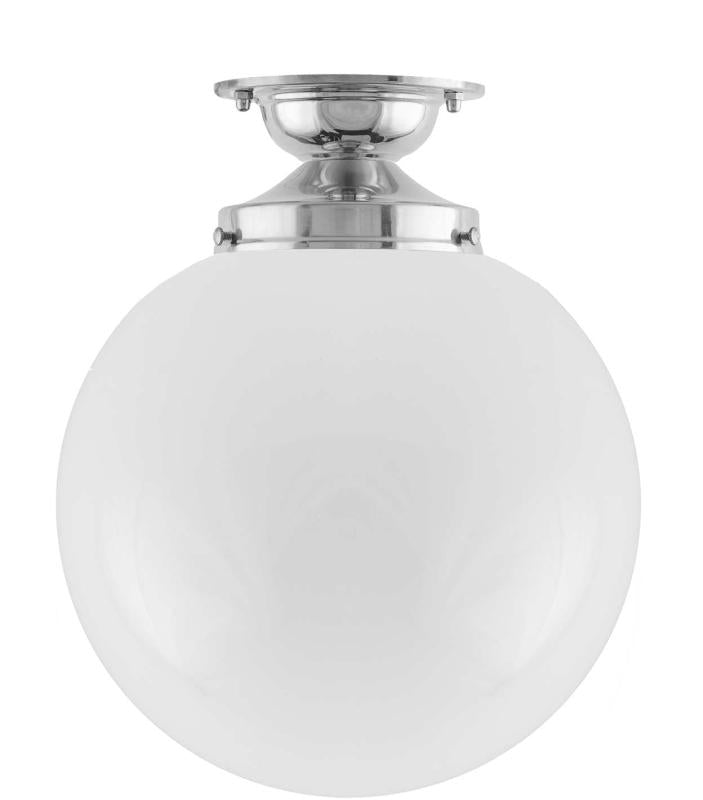 Lundkvist 100 Bathroom Ceiling Light - Nickel