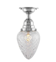 Taklampe - Byström 80 nikkel, dråpe kuppel thumbnail image