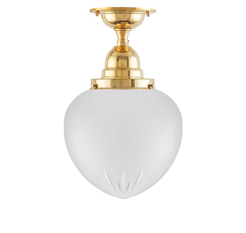 Taklampe - Byström 100, frostet kuppel image