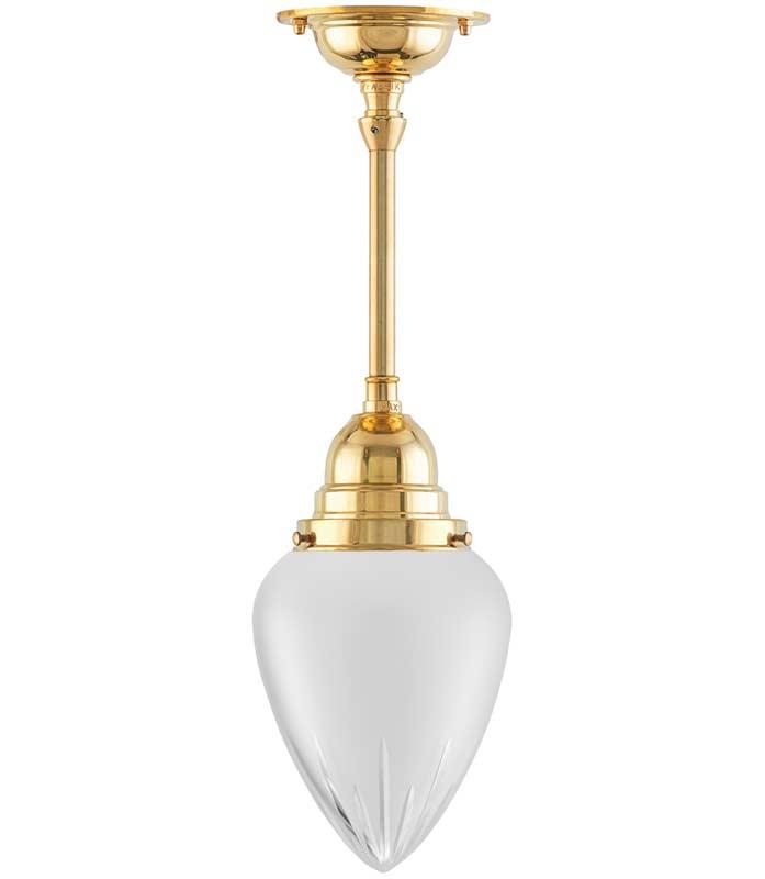 Ceiling Lamp - Byström Pendant 80, Frosted Glass Drop Shade image