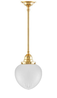 Badrumslampa - Taklampa Byströmpendel 100, mattdroppe thumbnail image