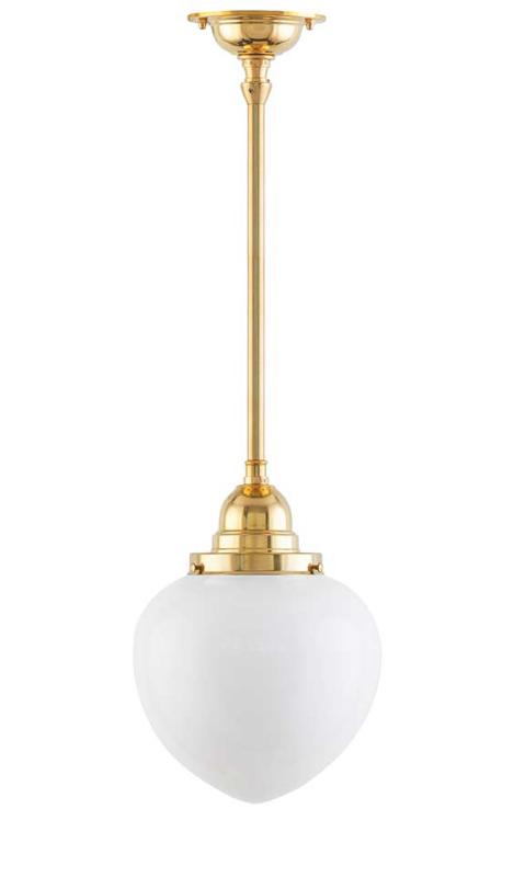 Bathroom Ceiling Light - Byström Pendant 100 - White Drop Shade