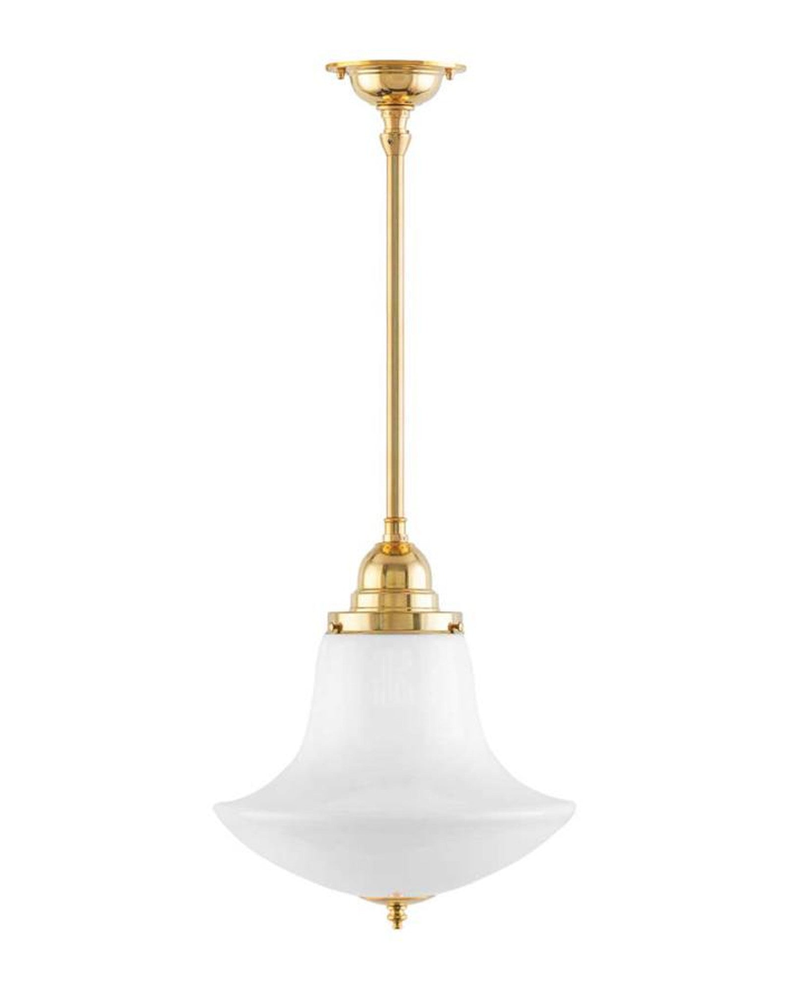 Ceiling Light - Byström Pendant 100 Brass, Anchor Shade image