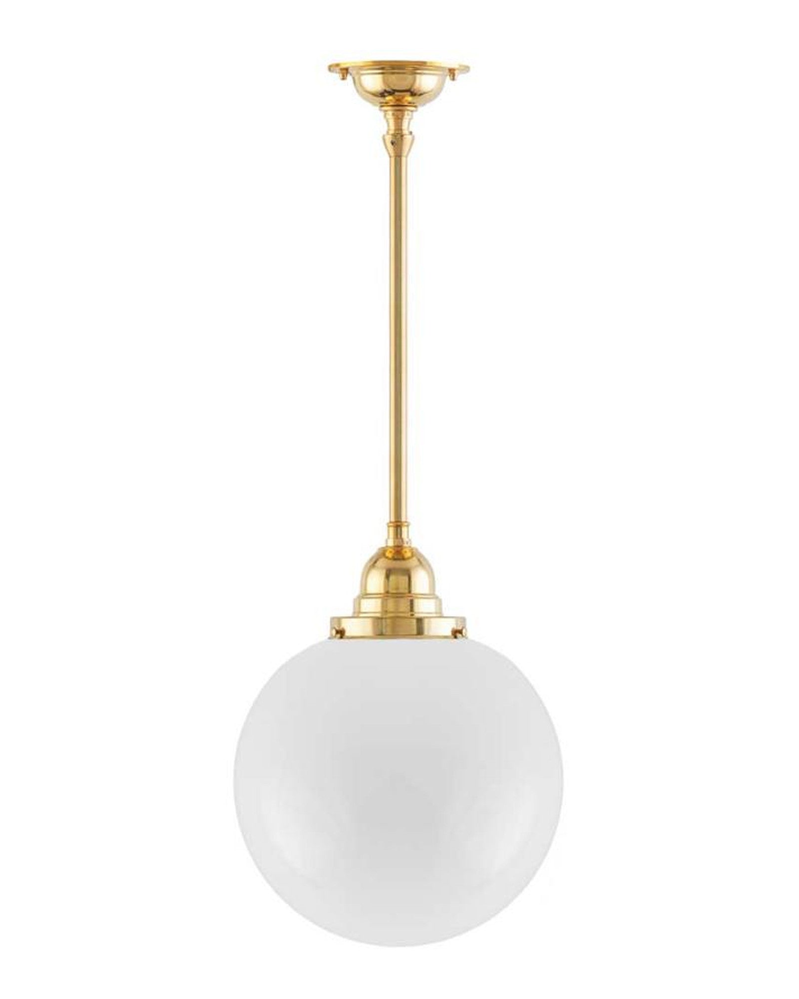 Taklampe - Byström 100 messing, stor globeskjerm image