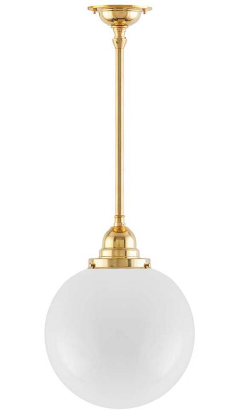 Badrumslampa - Taklampa Byströmpendel 100, stor klotskärm image