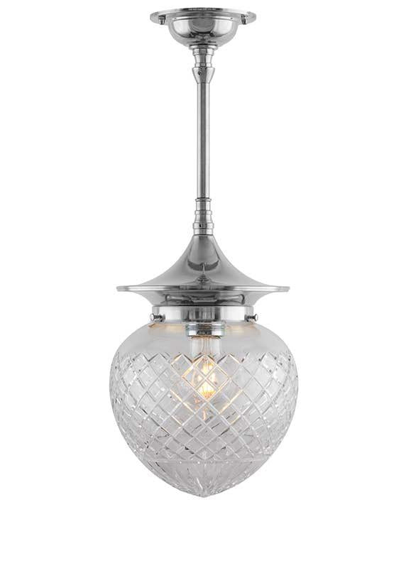 Ceiling Light - Dahlberg Pendant 100 - Nickel, Drop Shade
