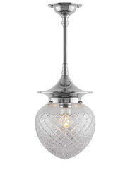 Ceiling Light - Dahlberg Pendant 100 - Nickel, Drop Shade thumbnail image
