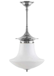 Ceiling Light - Dahlberg Pendant 100 - Nickel with Anchor Shade thumbnail image