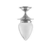 Taklampa - Dahlberg 80 förnicklad, mattdroppe thumbnail image