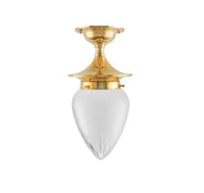 Taklampa - Dahlberg 80 mässing, mattglas droppe thumbnail image