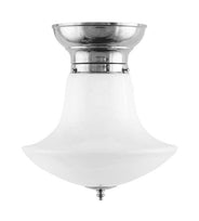 Taklampa - Frödingplafond 100 förnicklad klottrattskärm thumbnail image