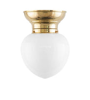 Plafond Fröding 100 Ceiling Light - Opal White Drop Shade thumbnail image