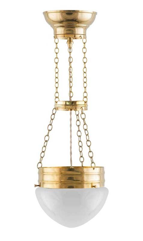 Ampel Pendant Light - Heidenstam 200 - Opal White Shade, Extended