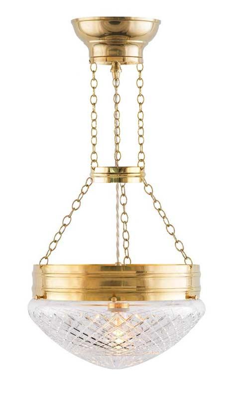 Bowl Pendant - Heidenstam 300 - Clear Glass Shade, Extended