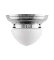 Plafond - Taklampe Frödingplafond 200 nikkel, opalhvitt glass thumbnail image