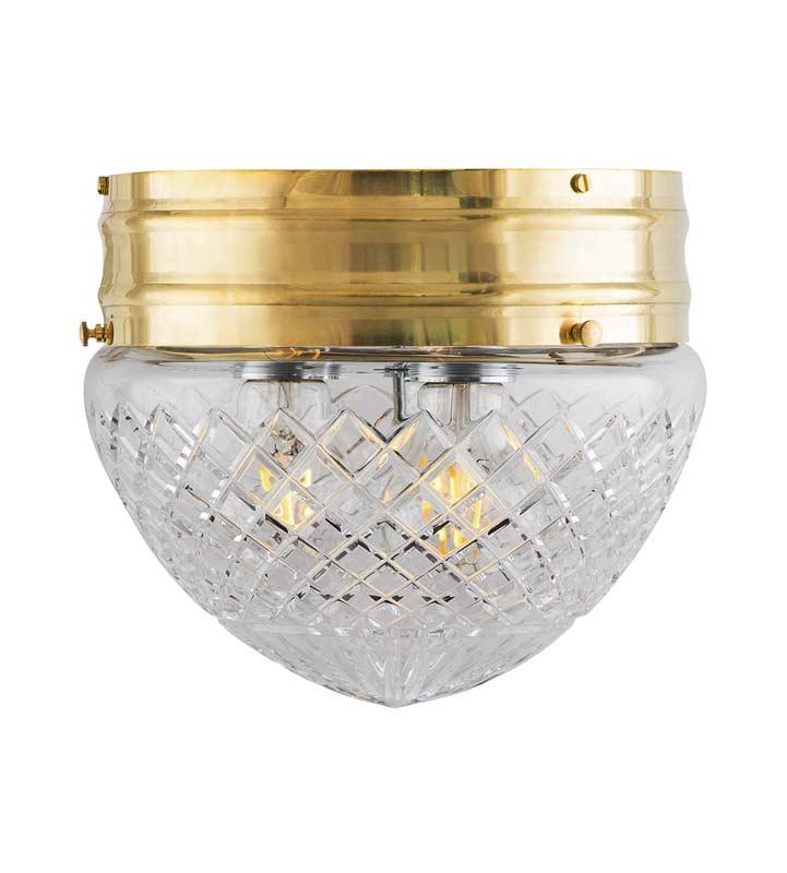 Bowl Light - Heidenstam 200 - Clear Cut-Glass Shade