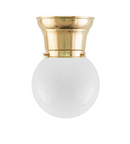 Deckenleuchte – Fröding Deckenlampe 80 opalweiß Kugel thumbnail image