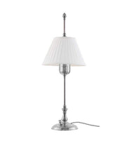Table Lamp - Kellgren - Nickel, White Shade thumbnail image
