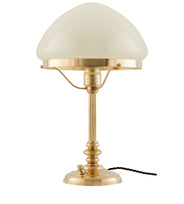 Bordslampa - Karlfeldt mässing, toppig benvit thumbnail image