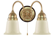 Wall Light - Stackelberg - Off-White Bell Shades thumbnail image