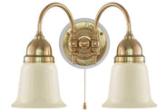 Wall Light - Stackelberg - Off-White Bell Shades thumbnail image