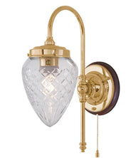 Wall Light - Blomberg 80 - Clear Drop Shade thumbnail image