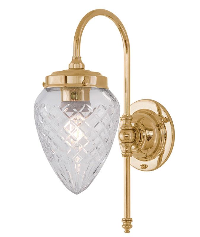Badrumslampa - Blomberg 80 klarglas droppe image