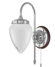 Wandleuchte – Blomberg 80, vernickelt, matt, Tropfenform thumbnail image
