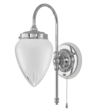 Wandleuchte – Blomberg 80, vernickelt, matt, Tropfenform thumbnail image