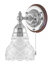 Wall Light - Adelborg - Nickel, Clear Glass thumbnail image