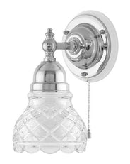 Wall Light - Adelborg - Nickel, Clear Glass thumbnail image