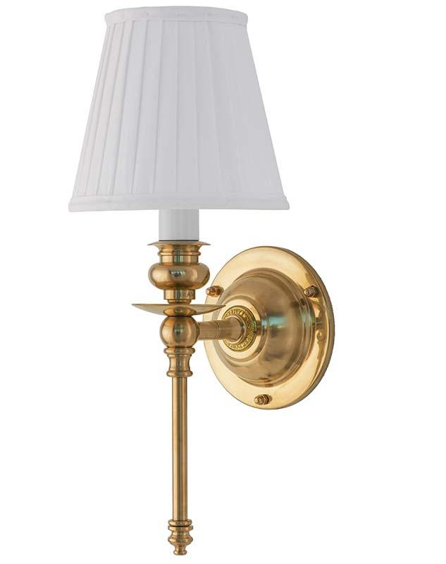Wall Light - Ribbing - Brass