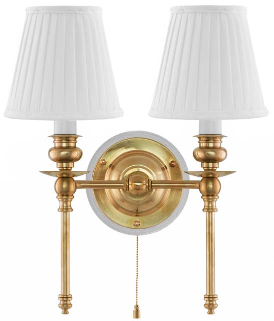 Wall Light - Wivallius - White Fabric Shades image