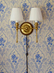 Wall Light - Wivallius - White Fabric Shades thumbnail image