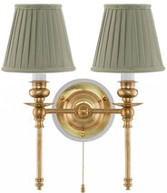Wall light - Wivallius - Olive green Fabric Shades thumbnail image