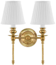 Wall Light - Wivallius - White Fabric Shades thumbnail image