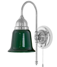Wall Light - Ahlström - Nickel with Green Shade. thumbnail image