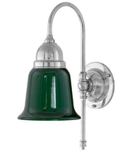 Wall Light - Ahlström - Nickel with Green Shade. thumbnail image