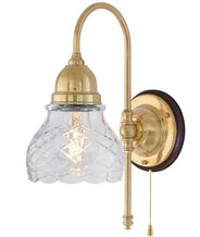 Wall Lamp - Ahlström - Clear Cut-Glass Bell Shade thumbnail image