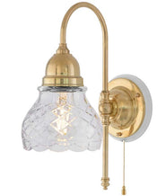 Wall Lamp - Ahlström - Clear Cut-Glass Bell Shade thumbnail image