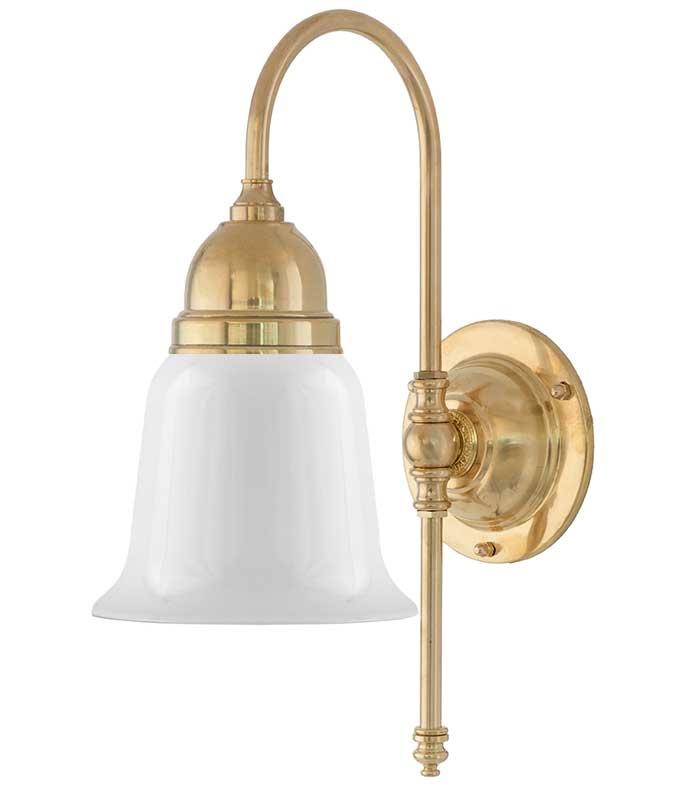 Badrumslampa - Ahlström 60 opalvit klocka image