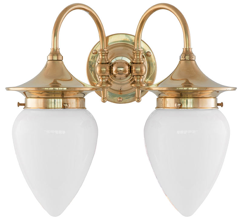 Bathroom Wall Light - Tigerstedt - Opal White Shade