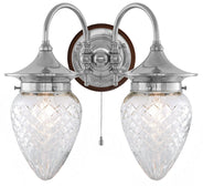 Wall Light - Tigerstedt, Nickel - Clear Glass Shade thumbnail image