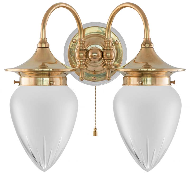 Vägglampa - Tigerstedt slipat mattglas image