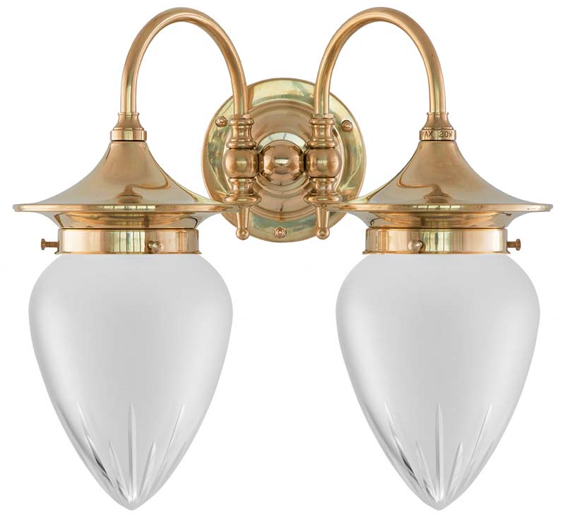 Wall Light - Tigerstedt - Matte Cut Glass